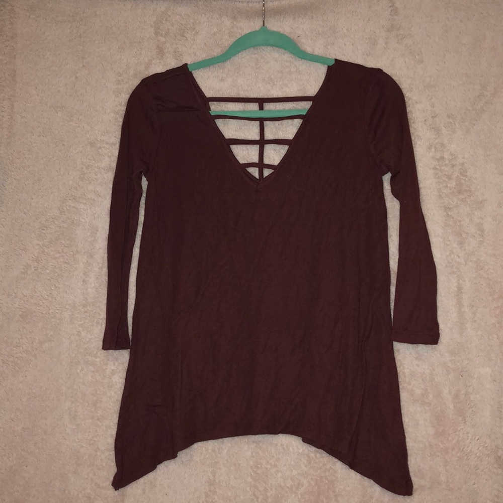 Flowy, quarter sleeve shirt